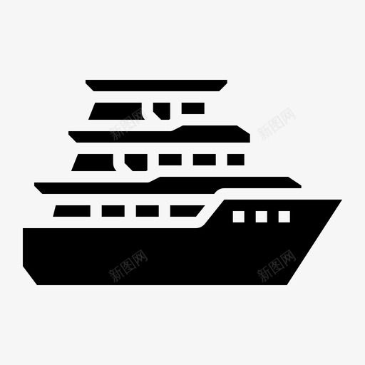 游艇物流海运svg_新图网 https://ixintu.com 运输 游艇 物流 海运 车辆 实体 实体图 图标