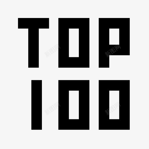 投研Top100svg_新图网 https://ixintu.com 投研 Top100