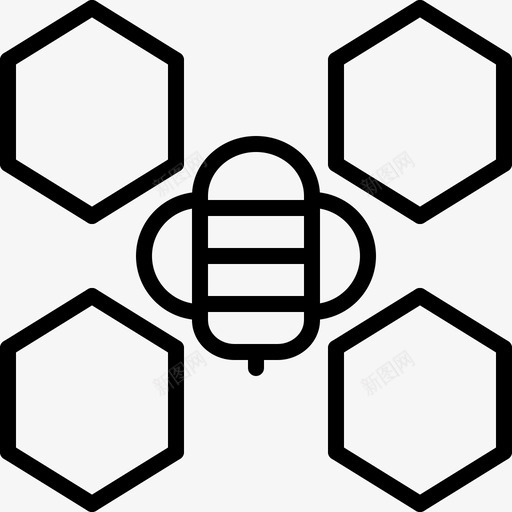 农场和蜜蜂农业蜂蜜svg_新图网 https://ixintu.com 蜜蜂 农场 蜂蜜 农业 蜂巢 天然