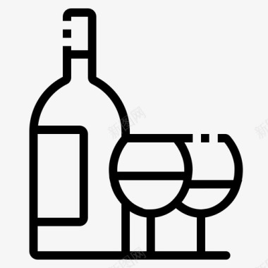 采购产品葡萄酒酒精饮料图标