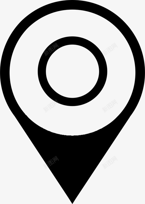 定位销位置指针地图针svg_新图网 https://ixintu.com 定位 指针 位置 地图