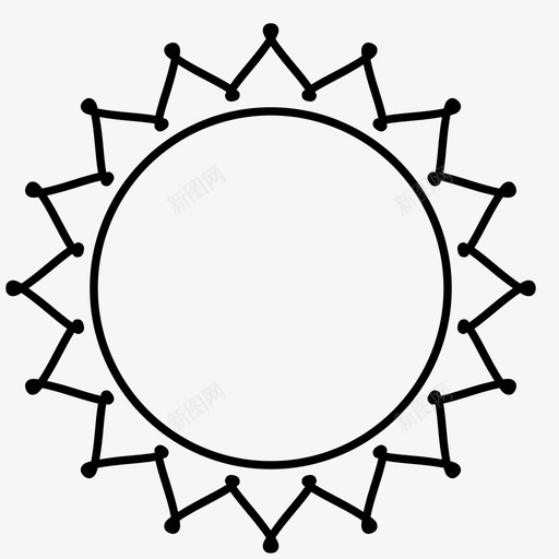 太阳抽象艺术光svg_新图网 https://ixintu.com 太阳 阳光 抽象 艺术 曼陀罗