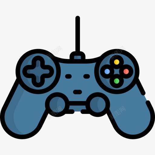 Gamepad业余爱好7线性颜色svg_新图网 https://ixintu.com Gamepad 业余爱好 线性 颜色