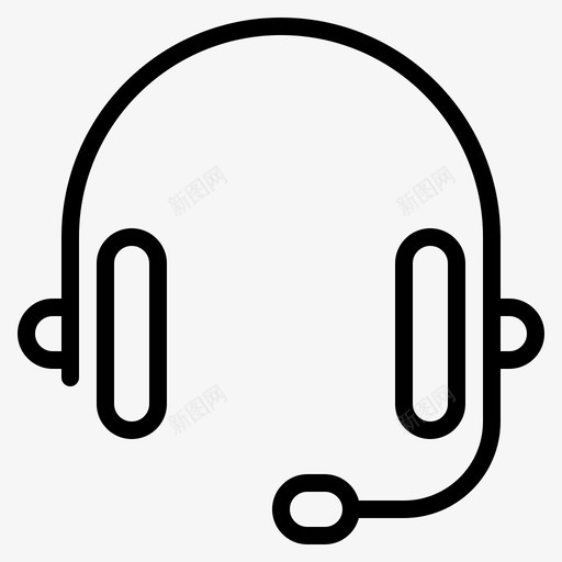耳机cs客户服务svg_新图网 https://ixintu.com 耳机 cs 客户服务 商务