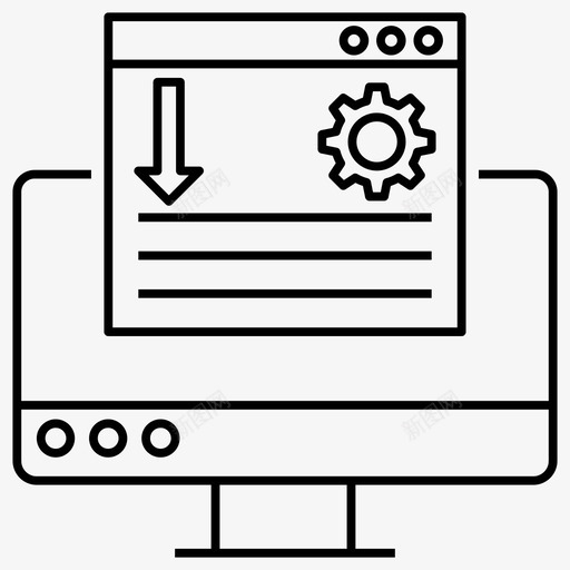 登陆页面登陆窗口在线营销svg_新图网 https://ixintu.com 页面 登陆 窗口 在线 营销 静态 优化 网络 通信线路 图标