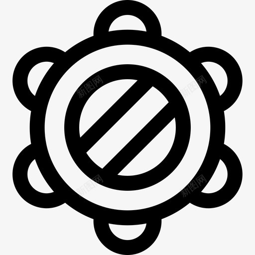 TambourineReggae47线性svg_新图网 https://ixintu.com Tambourine Reggae 线性