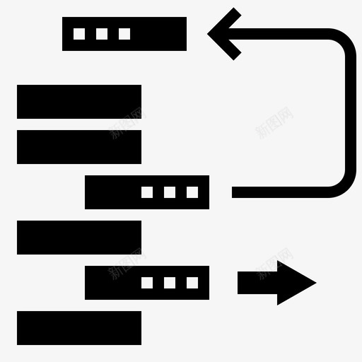 backlog敏捷订单svg_新图网 https://ixintu.com backlog 敏捷 订单 产品 scrum digitaltransformationglyph