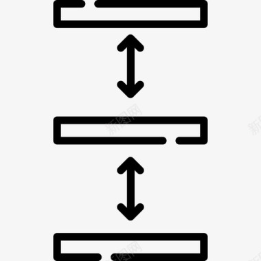 社会距离排队7图标