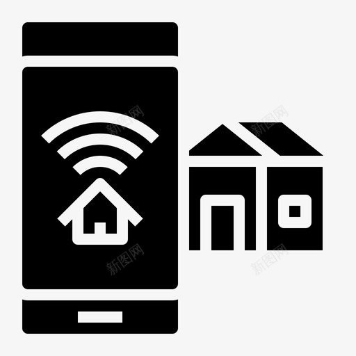 wifi连接房屋网络svg_新图网 https://ixintu.com wifi 连接 房屋 网络 计算机网络