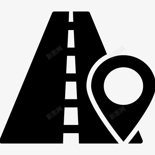 导航道路方向路线图svg_新图网 https://ixintu.com 导航 道路 路线图 方向 位置 标志 标志符 符号