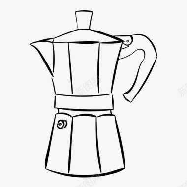 莫卡比亚莱蒂咖啡图标