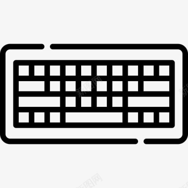 键盘电子设备32线性图标