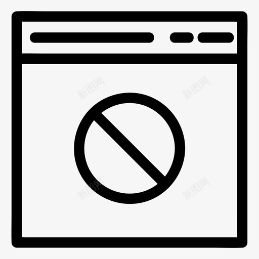 阻止警报计算机svg_新图网 https://ixintu.com 阻止 警报 计算机 警告 窗口 搜索引擎 优化 网站