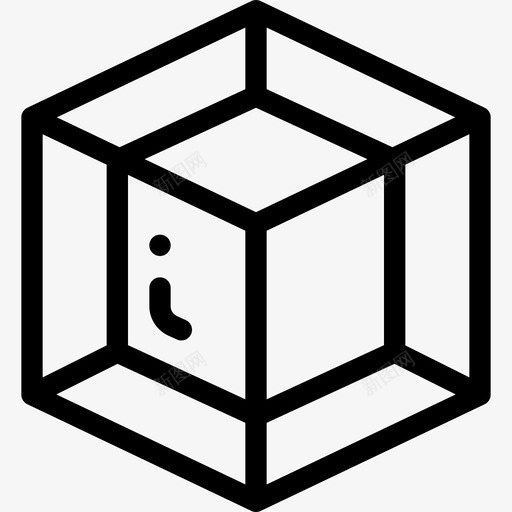 三维造型立体造型盒子svg_新图网 https://ixintu.com 造型 三维 立体 盒子 立方体 创意 思维