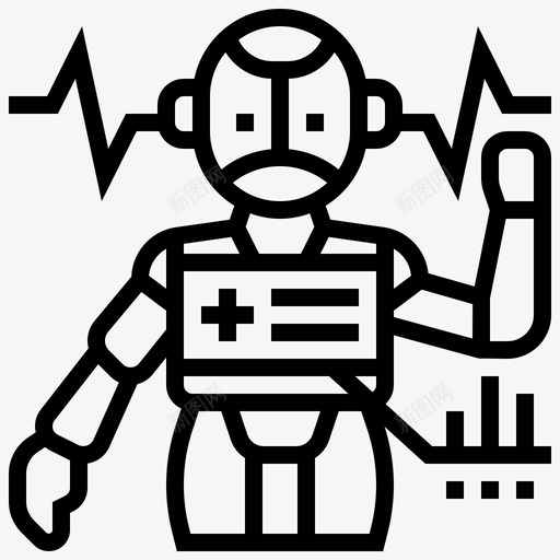 人工智能助理健康svg_新图网 https://ixintu.com 人工智能 医疗 助理 健康 技术