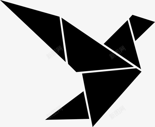 鸽子动物鸟svg_新图网 https://ixintu.com 鸽子 动物 折纸