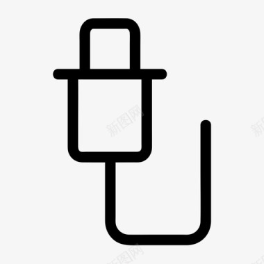 电缆连接器设备图标