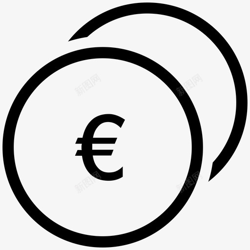 欧元硬币商业现金svg_新图网 https://ixintu.com 欧元 硬币 商业 现金 货币 电子商务