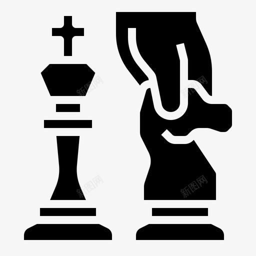 战略国际象棋市场营销svg_新图网 https://ixintu.com 战略 国际象棋 市场营销 商业 实体 实体图 图标