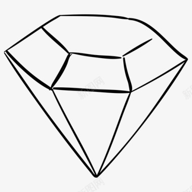 钻石同素异形体碳合金图标