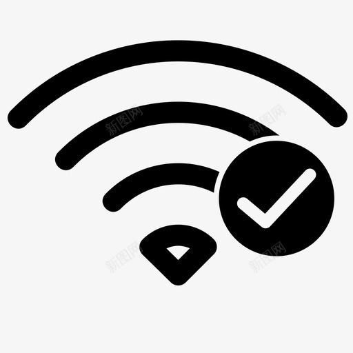 wifi未连接互联网信号svg_新图网 https://ixintu.com wifi 连接 互联网 信号