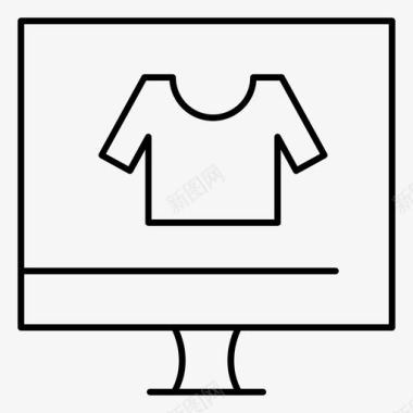 服装商业电子商务图标