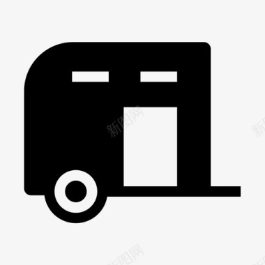 拖车公共汽车卡车图标