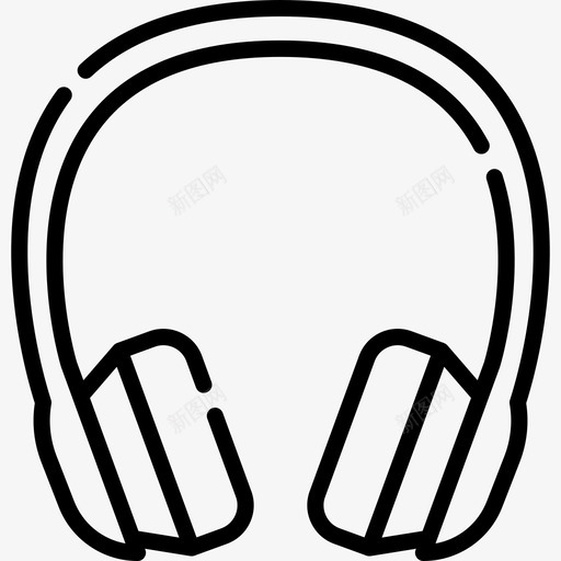 耳机电子设备32线性svg_新图网 https://ixintu.com 耳机 电子设备 线性