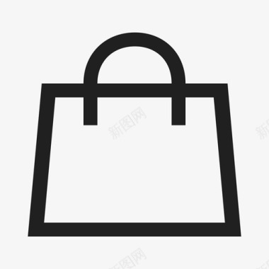 商城购物袋常态图标