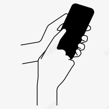 触摸屏手电话图标