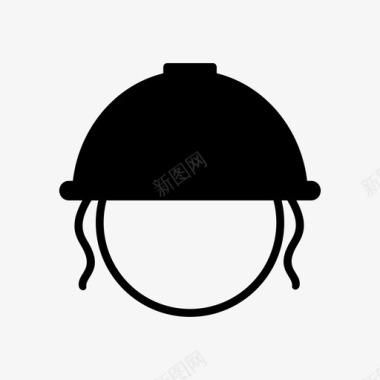 头盔结构设备图标
