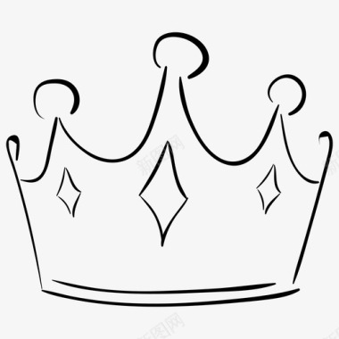 皇冠头饰装饰皇冠图标