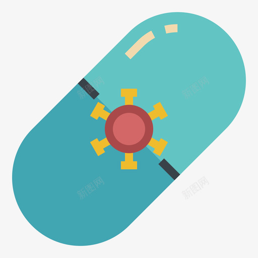 抗病毒冠状病毒172扁平svg_新图网 https://ixintu.com 抗病毒 冠状 病毒 扁平