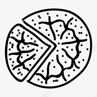 披萨早餐蛋糕图标