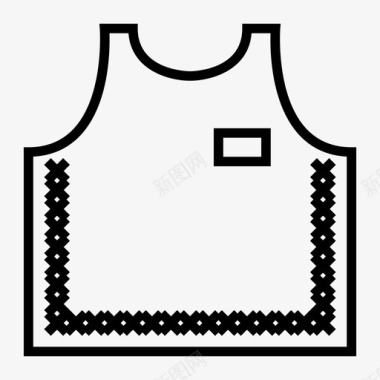 男装内衣服装图标