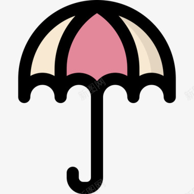 伞181春季线纹颜色图标