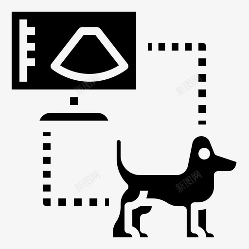 宠物ultasound动物护理svg_新图网 https://ixintu.com 宠物 ultasound 动物 护理 清洁 兽医 雕文