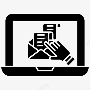电子邮件订阅通信电子邮件图标