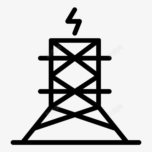 电塔关爱生态svg_新图网 https://ixintu.com 电塔 生态 关爱 电子 能源 自然