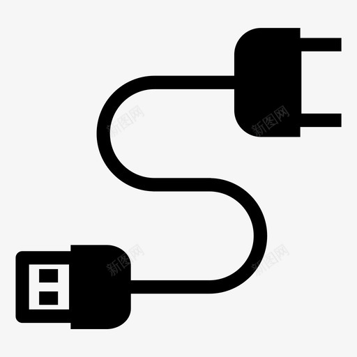 usb充电器magsafe插头svg_新图网 https://ixintu.com usb 充电器 magsafe 插头 插座