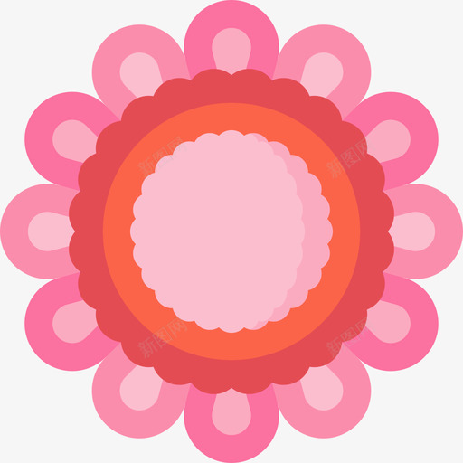 火炬热带花4扁平svg_新图网 https://ixintu.com 火炬 热带 扁平
