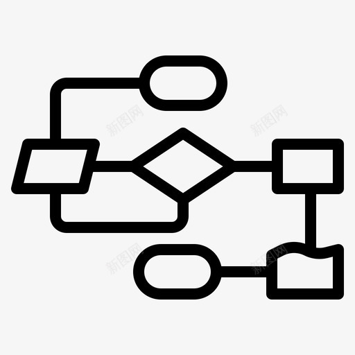 流程图表计划svg_新图网 https://ixintu.com 流程 图表 计划 工作流 管理 大纲 图标