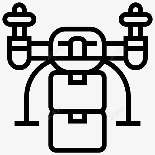 商用无人机交付运输svg_新图网 https://ixintu.com 无人机 商用 运输 交付 元素