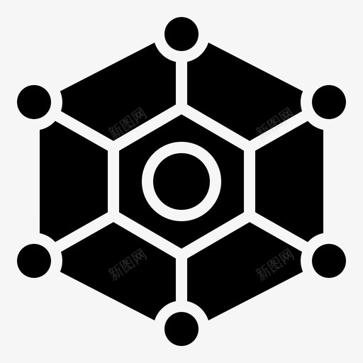 原子生物化学键svg_新图网 https://ixintu.com 原子 生物化学 分子 多角形 甘油 三酯
