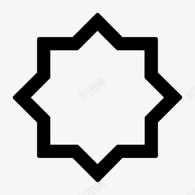 伊斯兰之星文化斋月图标