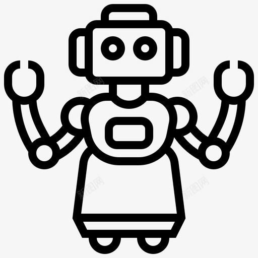 个人机器人助理控制svg_新图网 https://ixintu.com 机器人 个人 助理 控制 未来技术 0000066