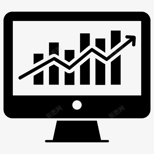 业务图增长图信息图svg_新图网 https://ixintu.com 业务 增长 信息 在线 分析 统计 商业 金融 字形 图标
