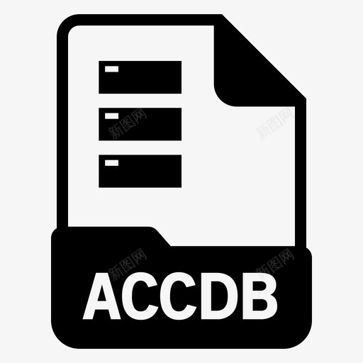 accdb文档扩展名svg_新图网 https://ixintu.com 文件 格式 accdb 文档 扩展名 数据库