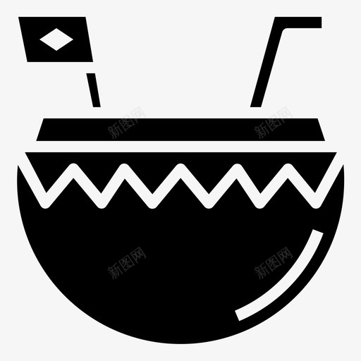 椰子饮料巴西嘉年华43填充svg_新图网 https://ixintu.com 椰子 饮料 巴西 嘉年华 填充