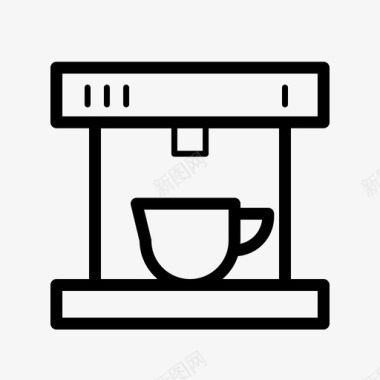 咖啡机浓缩咖啡机厨房图标